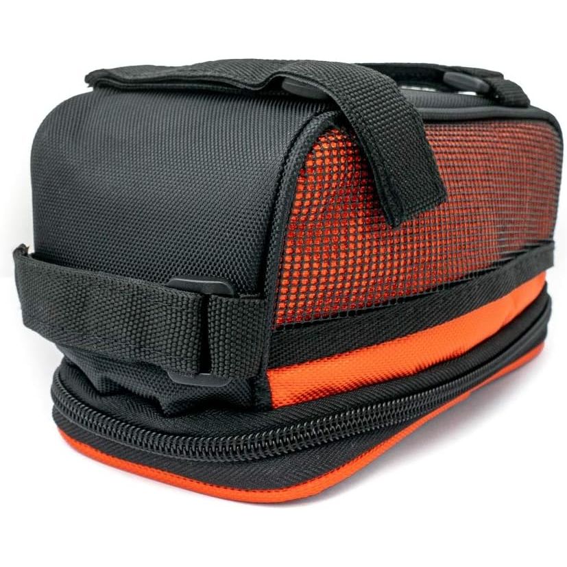 Fahrrad Tasche Halterung Orange Robuste Smartphone Halterung Mit Klettverschluss Bis 17 cm