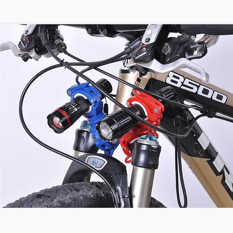 System-S Fahrrad Halterung Befestigung Schwarz Für Lampe Und Fahrradpumpe Vielseitige Sichere Halterung