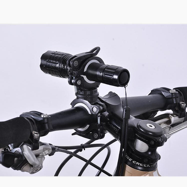 System-S Fahrrad Halterung Befestigung Schwarz Für Lampe Und Fahrradpumpe Vielseitige Sichere Halterung