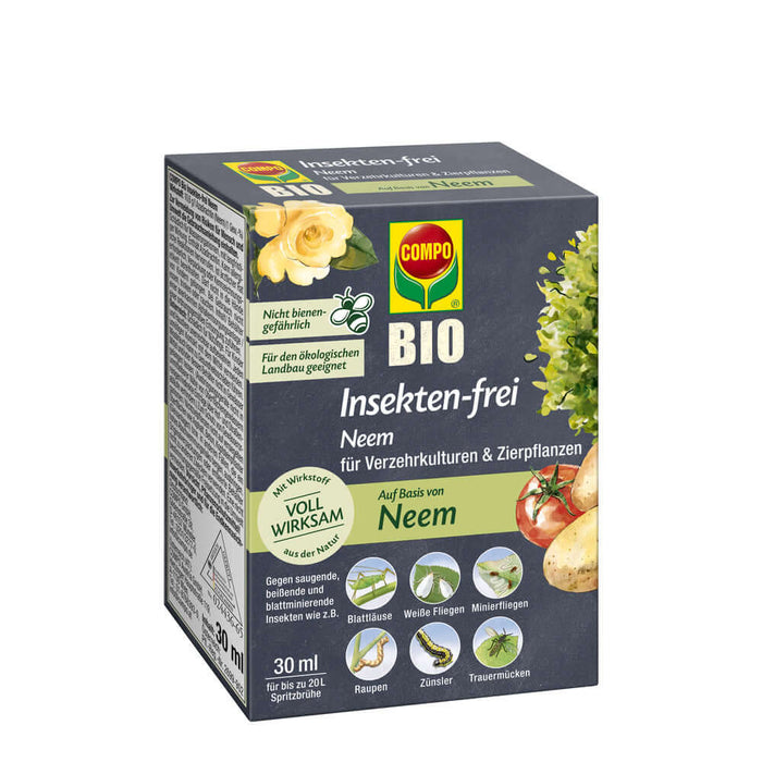COMPO Insekten-frei Neem gegen Saugende, Beißende & blattminierende Insekten