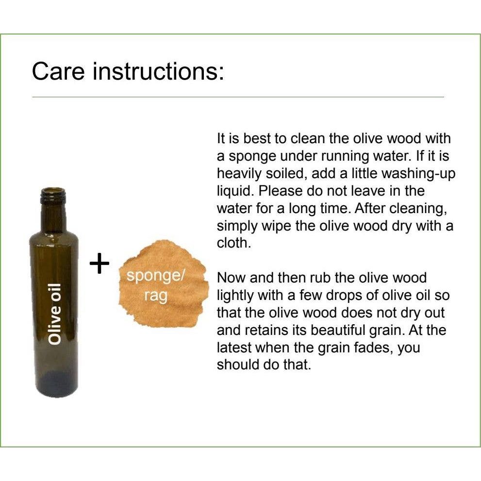 Olivenschiffchen aus Olivenholz (ca. 25cm)