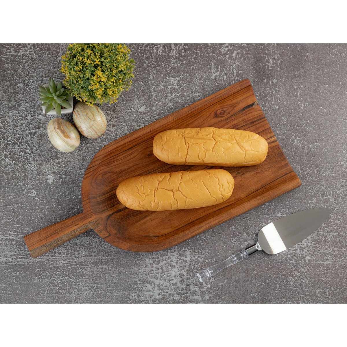 Holzschaufel - Deko Schaufel Holz - 45x20cm - Akazie massiv