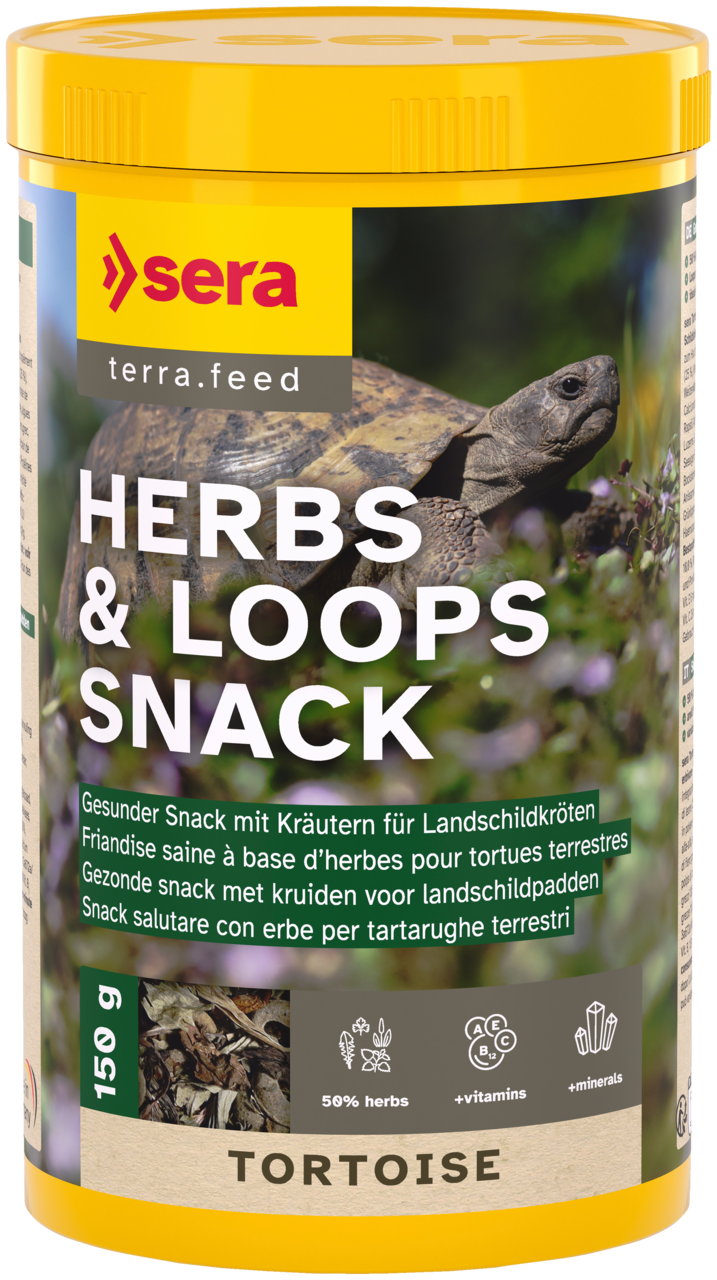 sera Tortoise Herbs & Loops Snack
