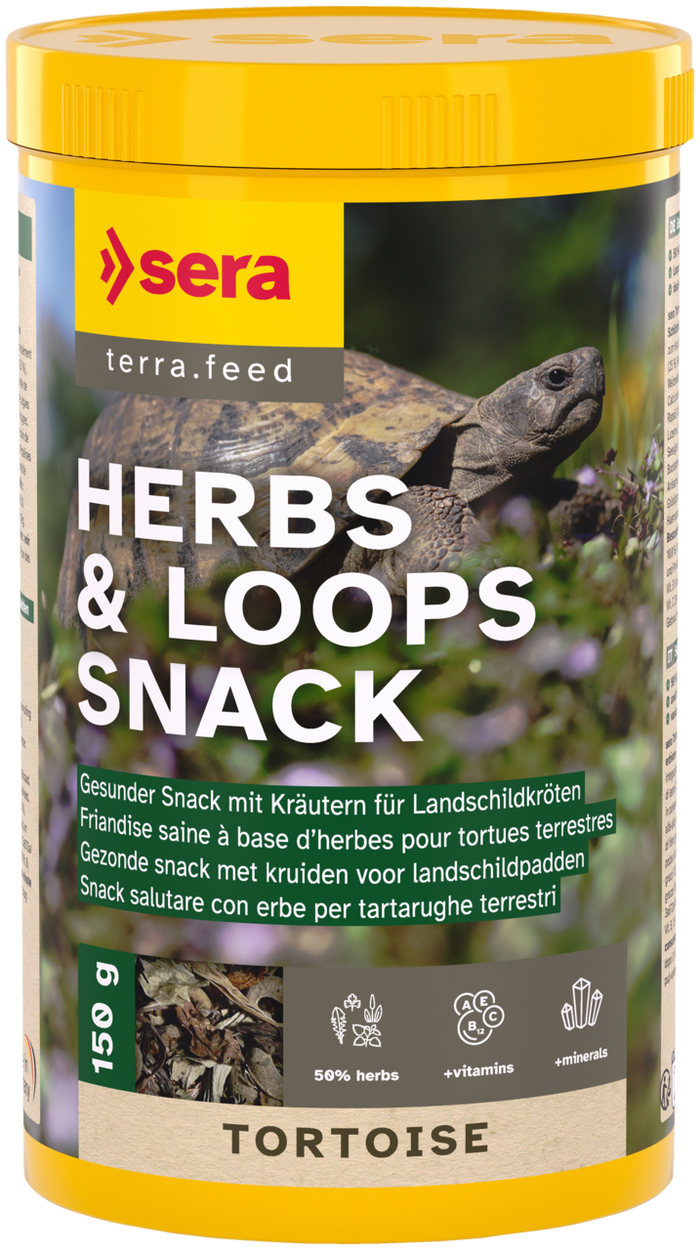 sera Tortoise Herbs & Loops Snack