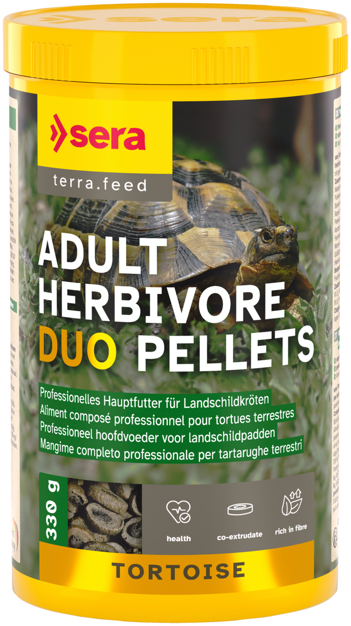 sera Tortoise Adult Herbivore Duo Pellets