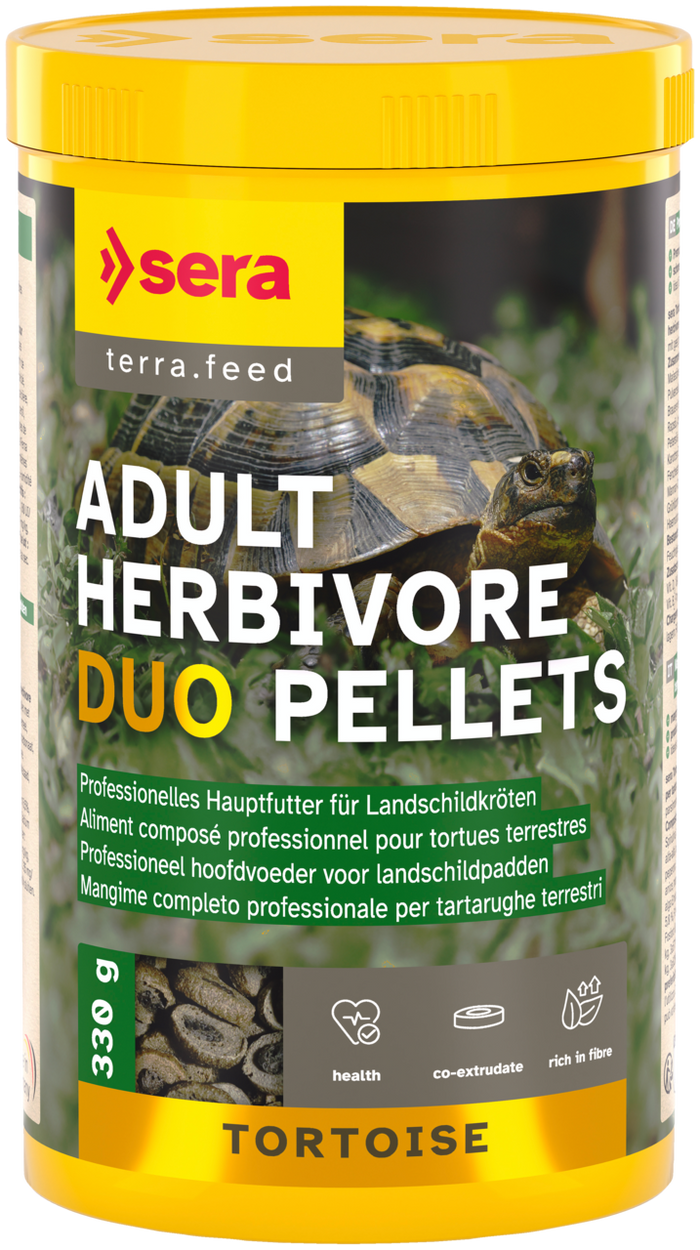 sera Tortoise Adult Herbivore Duo Pellets