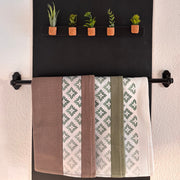 3 Farben Set - Waffel-Küchentücher - 100% Baumwolle - 50x70cm