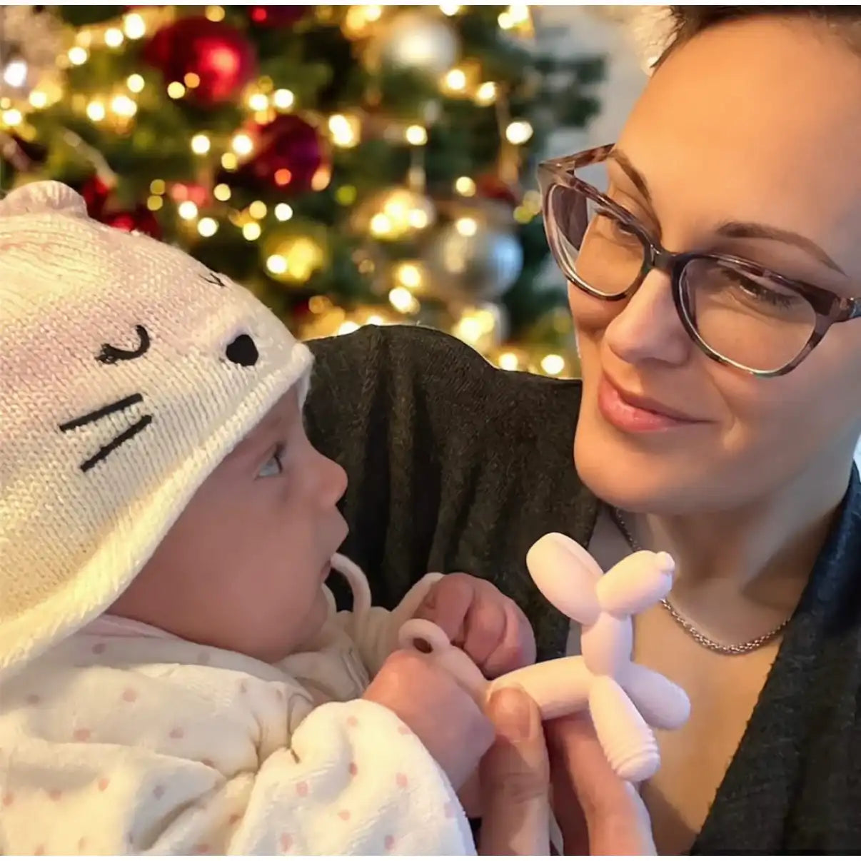 Puppy Teether (Rosa)