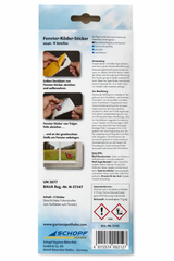 DR. STÄHLER Fenster-Ködersticker  1 Pakungen a 4 Stück