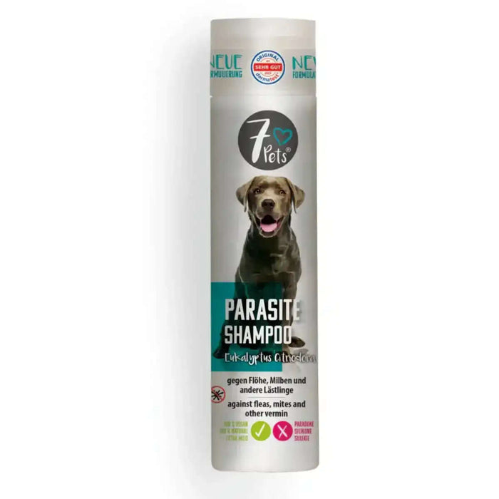 7 ♥ Pets PARASITE SHAMPOO gegen Flöhe Milben