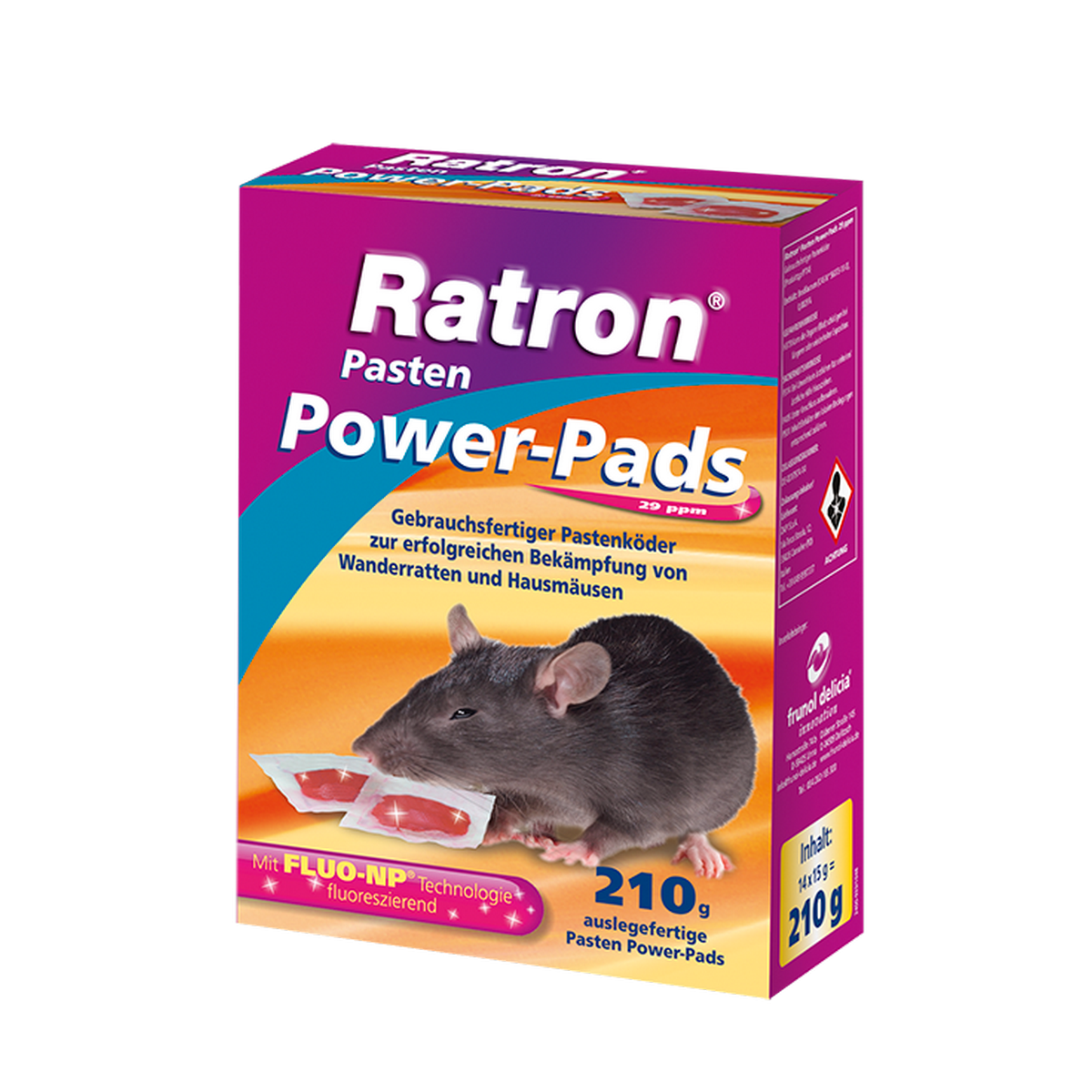 Ratron® Pasten Power-Pads 29 ppm 210 g 14x15 g