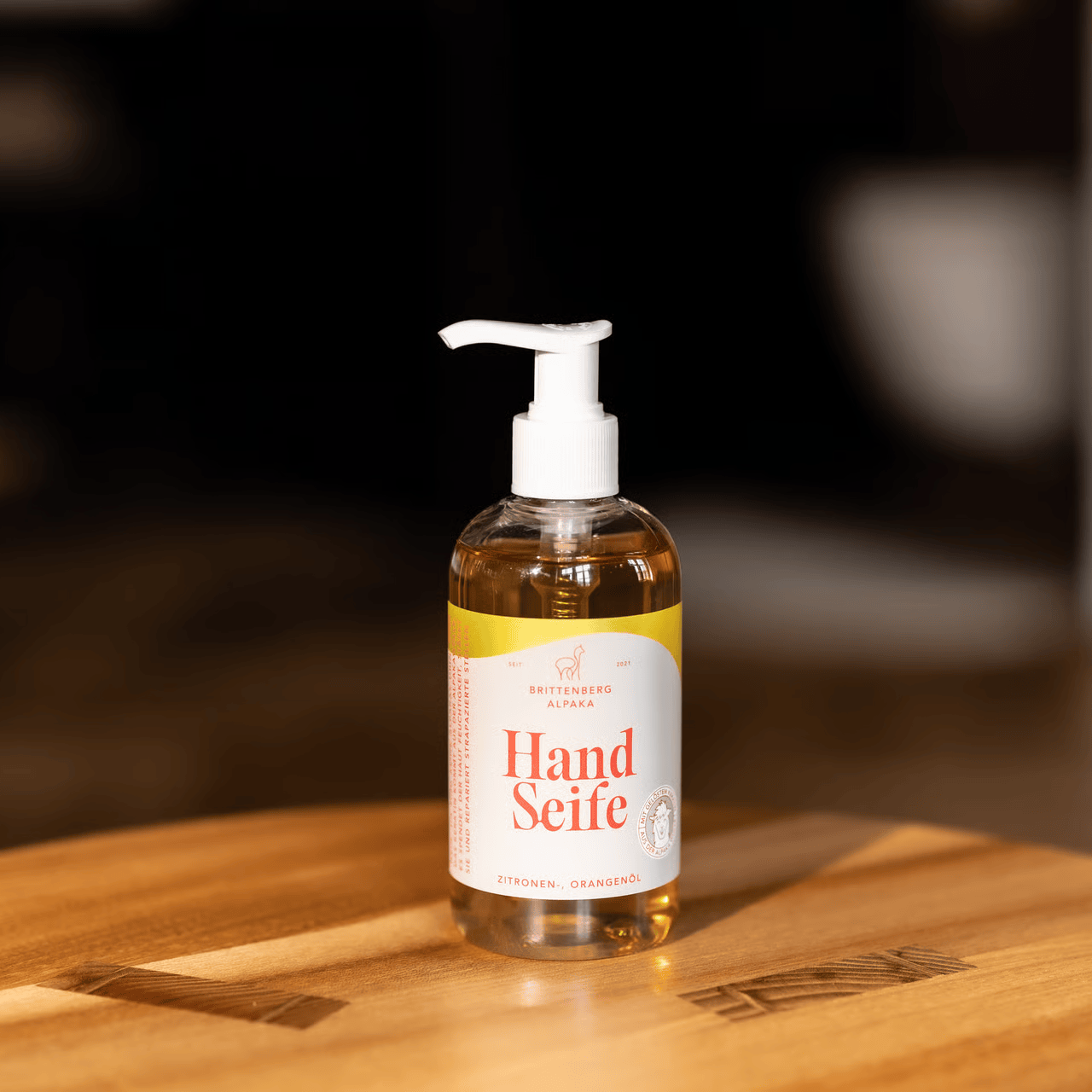 Brittenberg Alpaka-Kosmetik - Alpaka Seife Handseife Orange & Zitrone