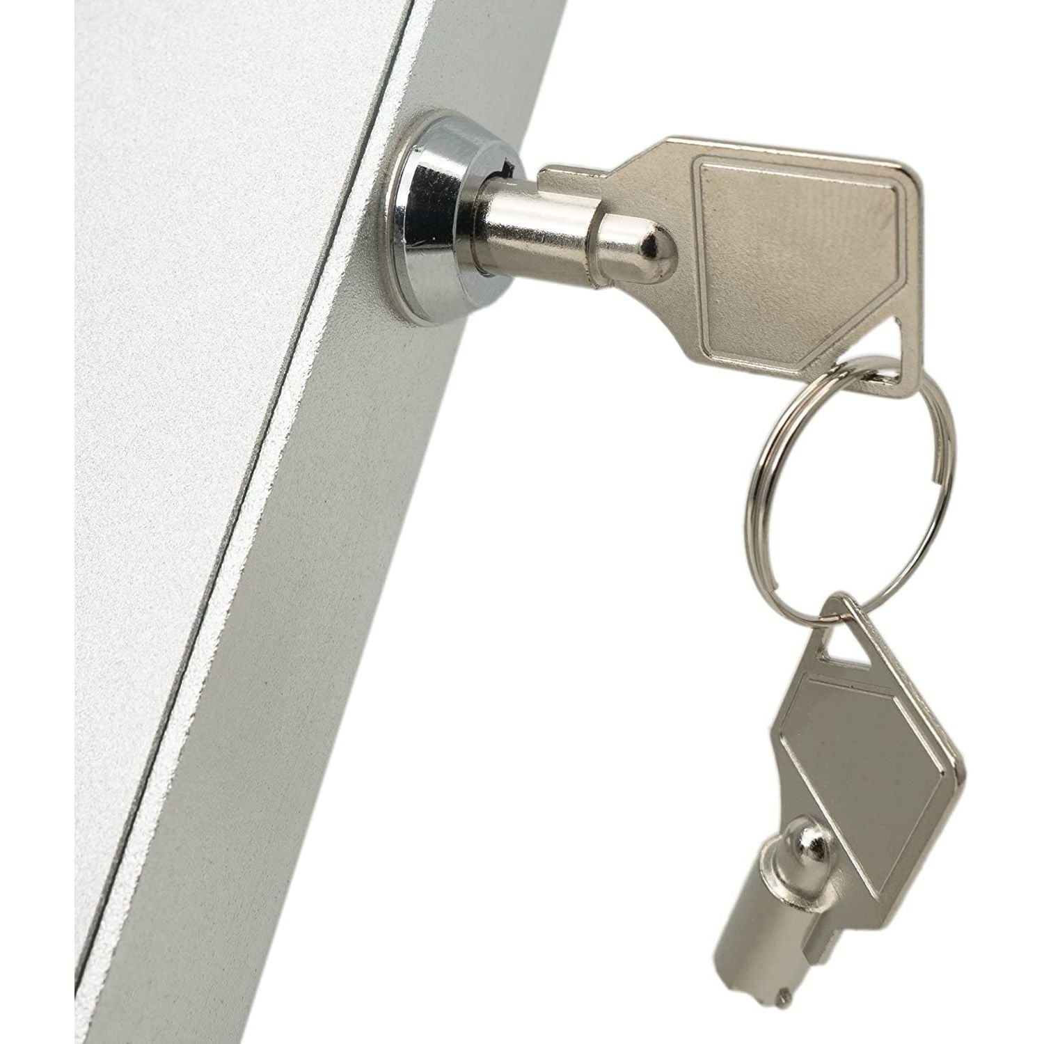 SYSTEM-S Wand Halterung abschließbar 360° für Microsoft Surface Pro 8 13.0" in Grau