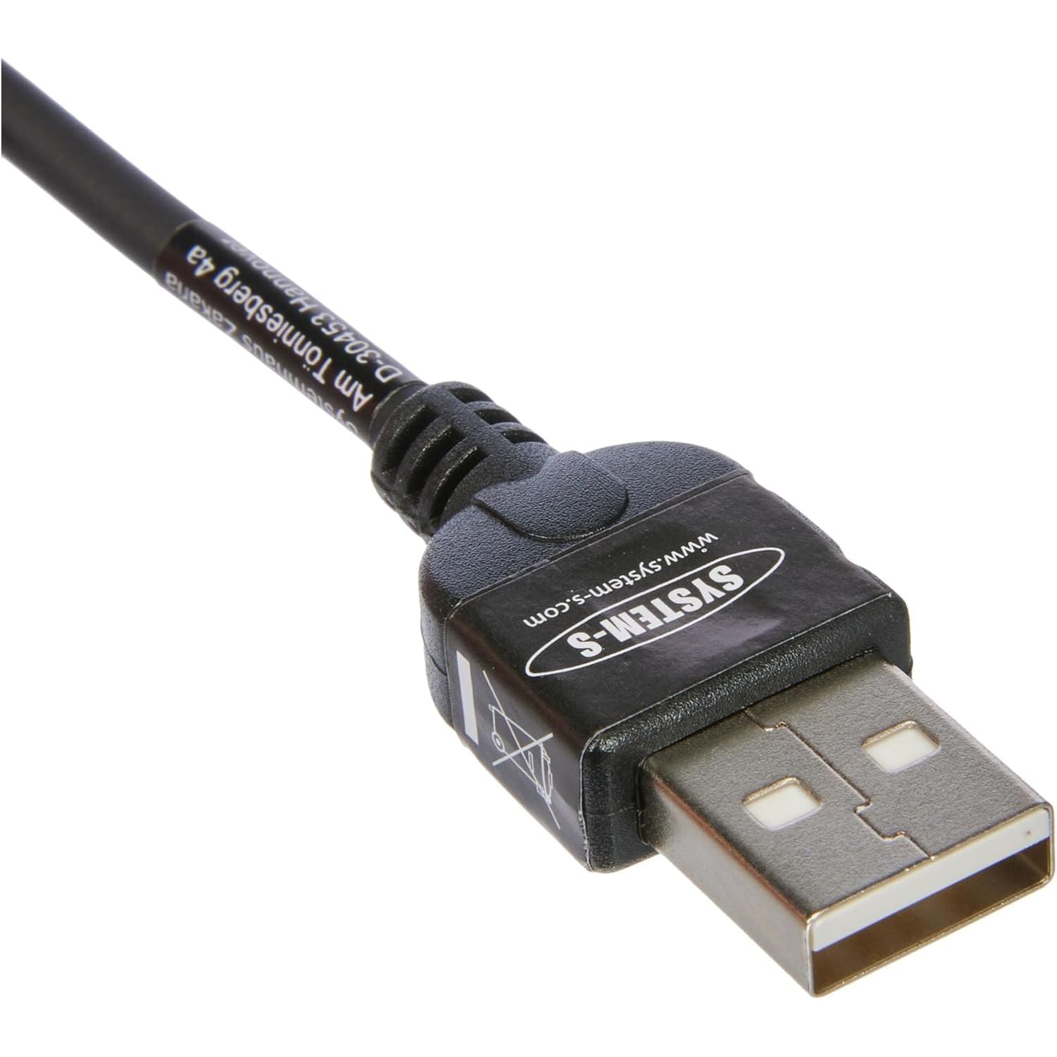 Micro USB 2.0 Kabel 50 cm mit 90 Grad Linkswinkelstecker USB A zu Micro B Daten und Ladekabel