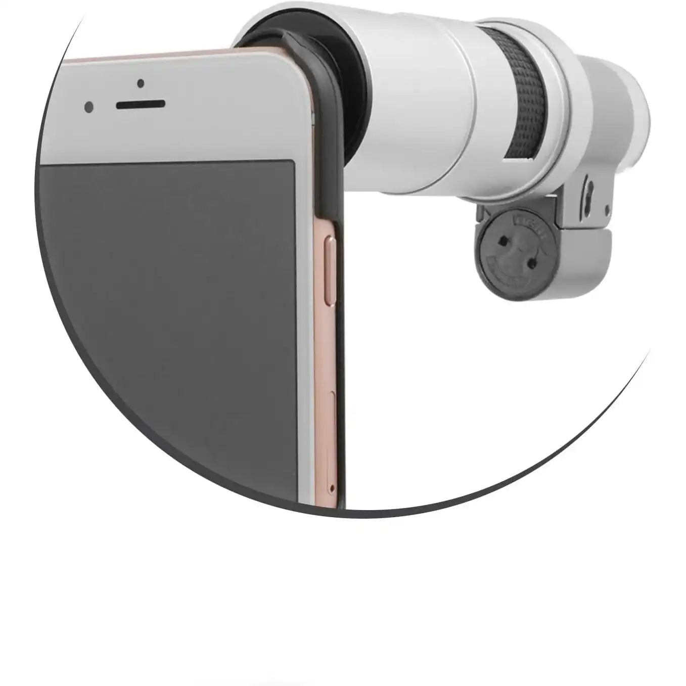 Clip-On Mikroskoplinse 200x LED UV Licht Für iPhone 6 6s Smartphone Tablet PC Makro