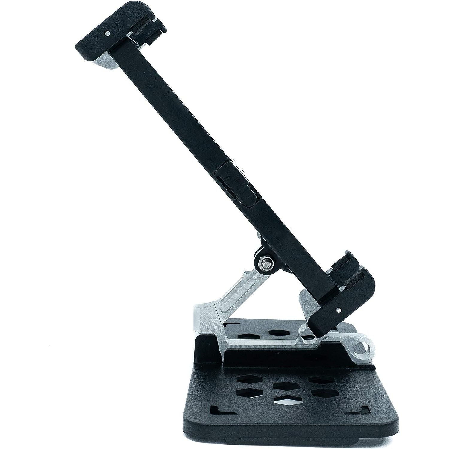 SYSTEM-S Halterung Befestigung in Schwarz für Smartphone Tablet zb. als Drohnen Fernbedienung