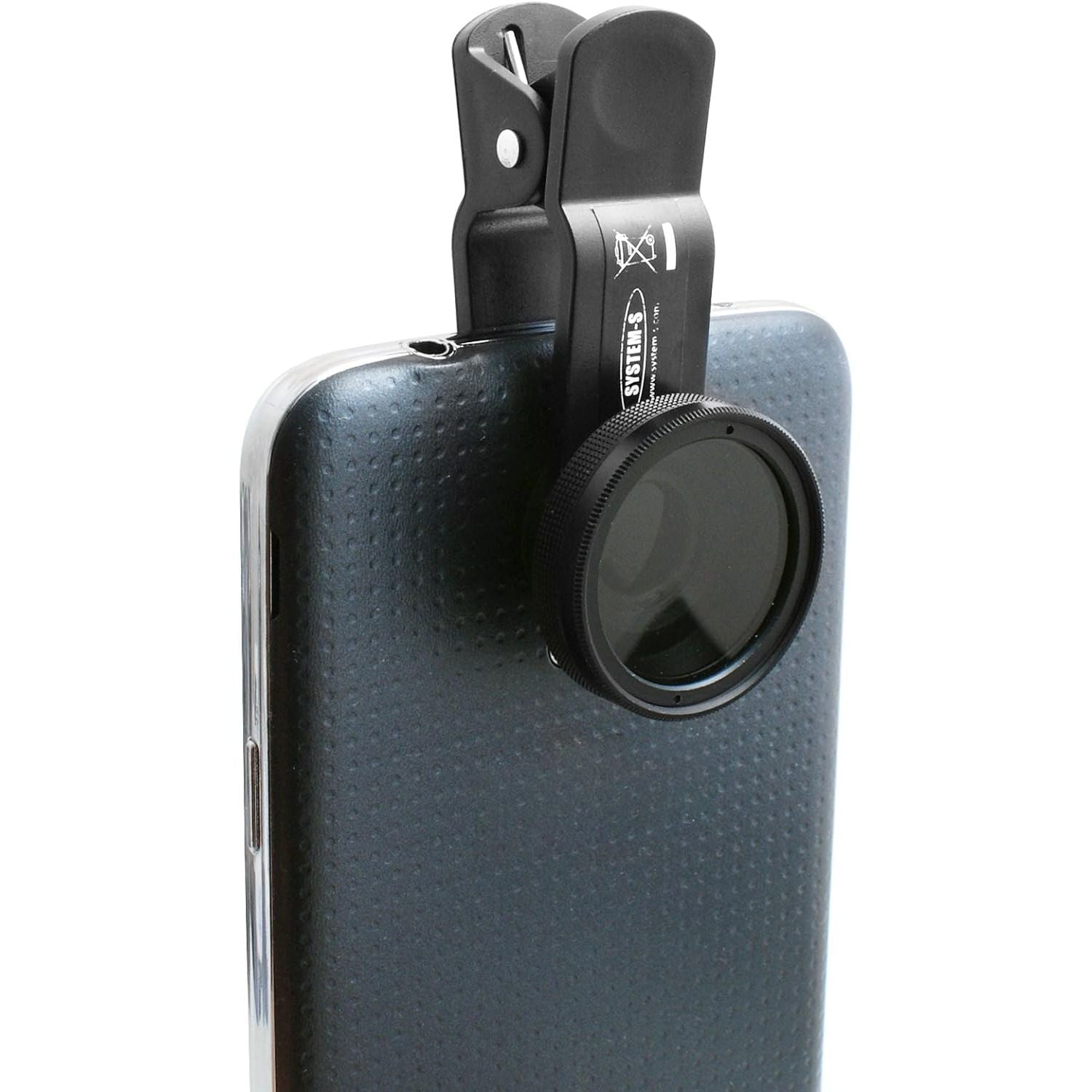 System-S Universal Clip-on Klammer Neutraldichtefilter Graufilter ND-Filter Linse Objektiv für Smartphone Tablet PC