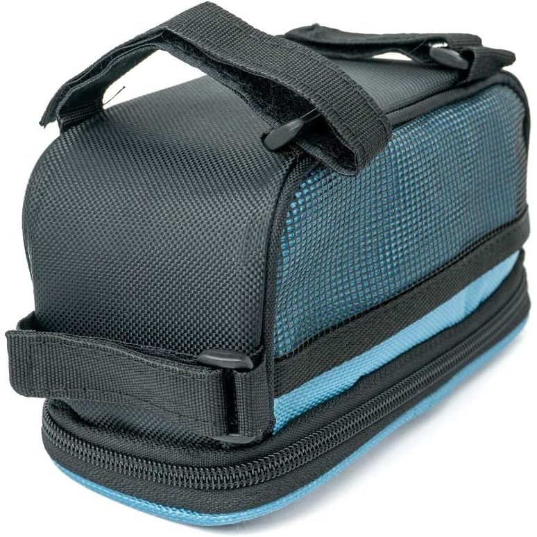 SYSTEM-S Fahrrad Tasche Halterung in Blau Befestigung für Smartphone