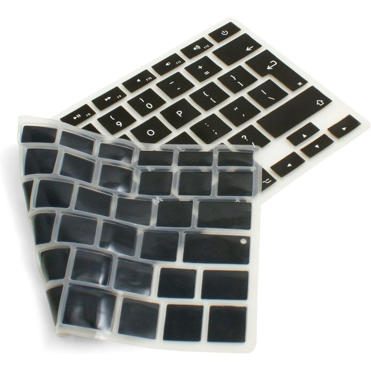 Silikon Tastaturabdeckung Schwarz Für MacBook Pro 13 15 17 Zoll iMac MacBook Air 13 QWERTY
