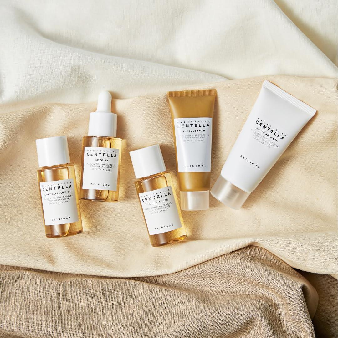 Madagascar Centella Travel Kit – 5-teiliges Hautpflegeset für empfindliche