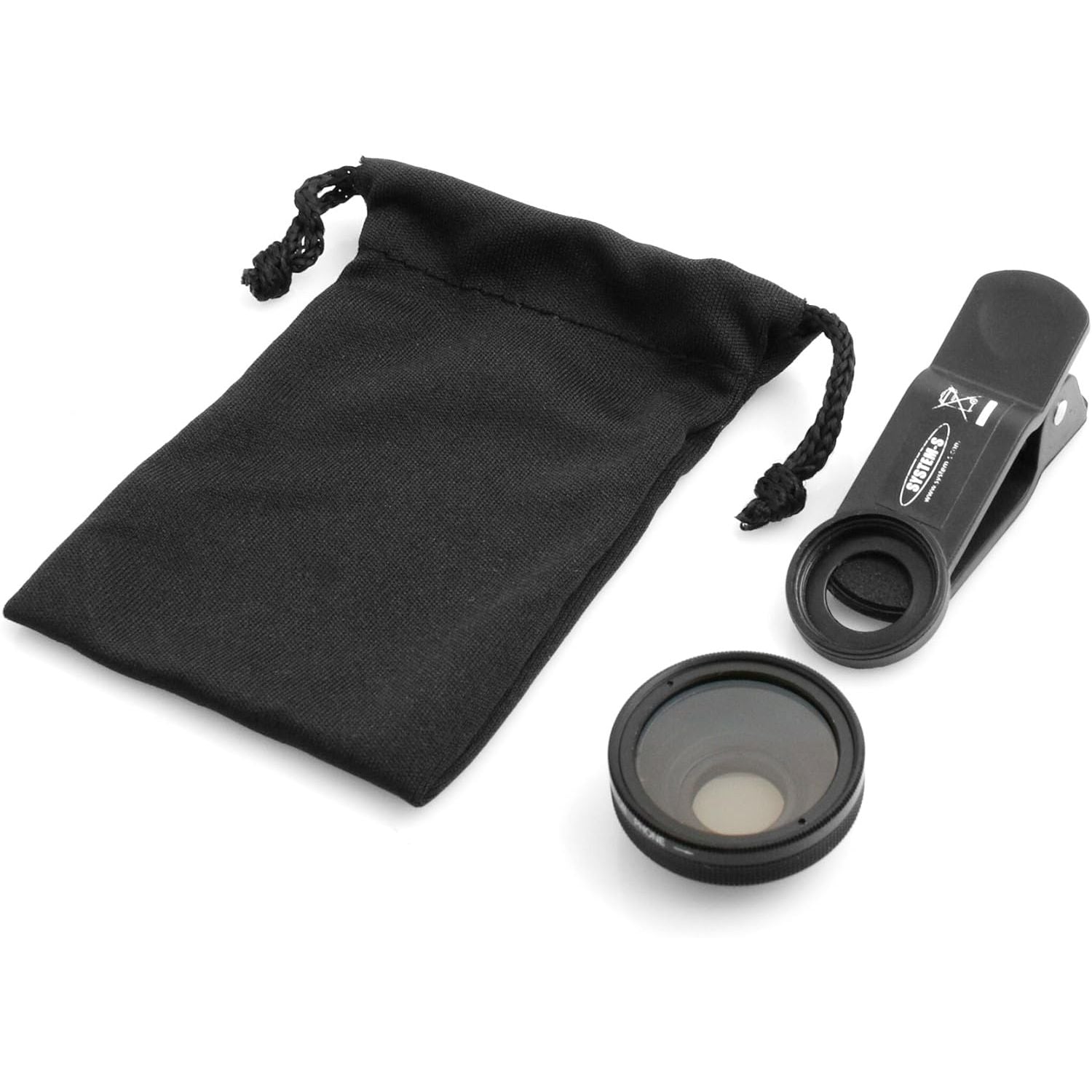 System-S Universal Clip-on Klammer Neutraldichtefilter Graufilter ND-Filter Linse Objektiv für Smartphone Tablet PC