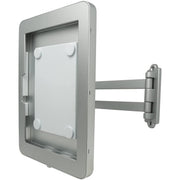 SYSTEM-S Wand Halterung abschließbar 360° für Microsoft Surface Pro 8 13.0" in Grau