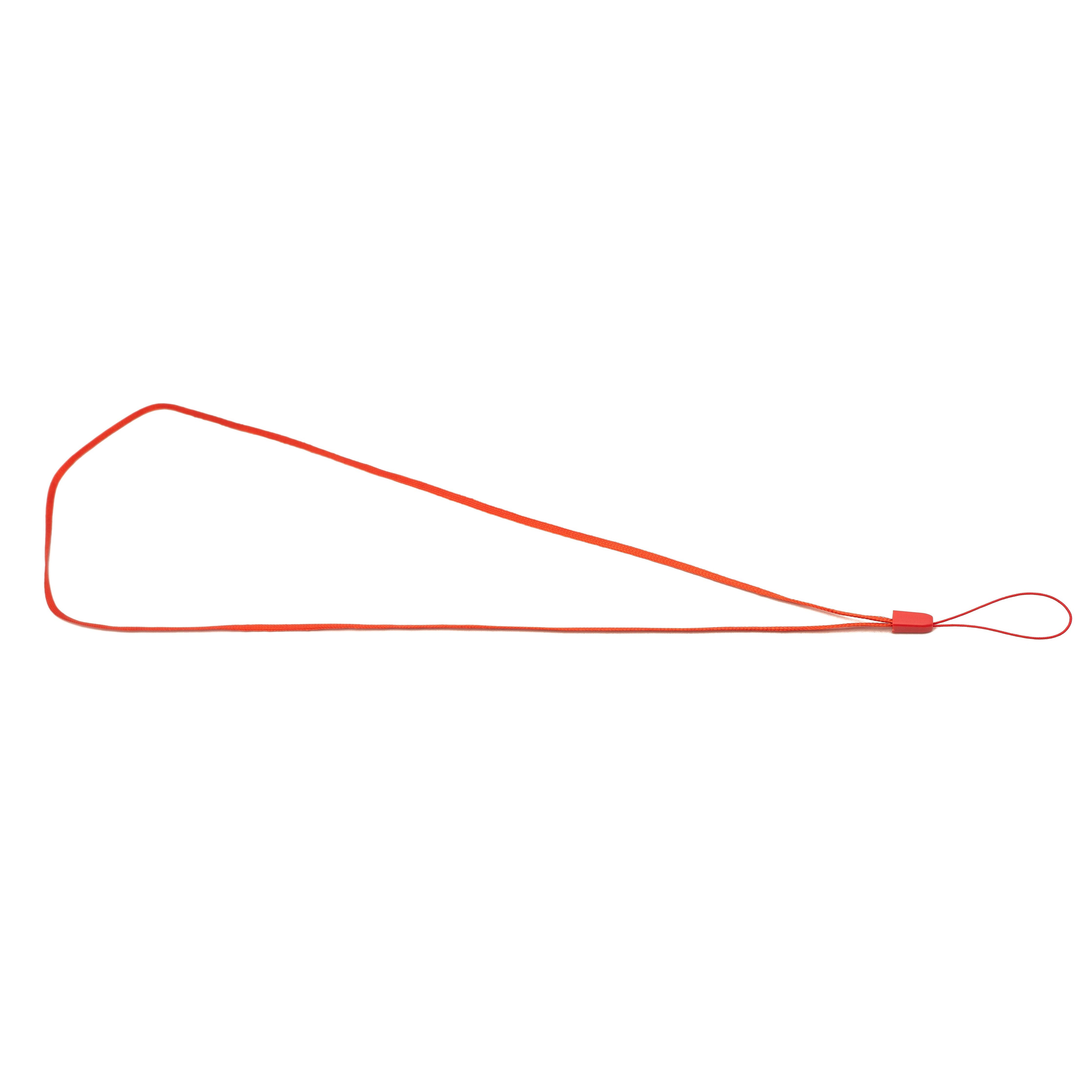 Rotes Nylon Halsband Umhängeband Mit Schlaufe Für Sichere Bequeme Hals Tragung Von Smartphone MP3