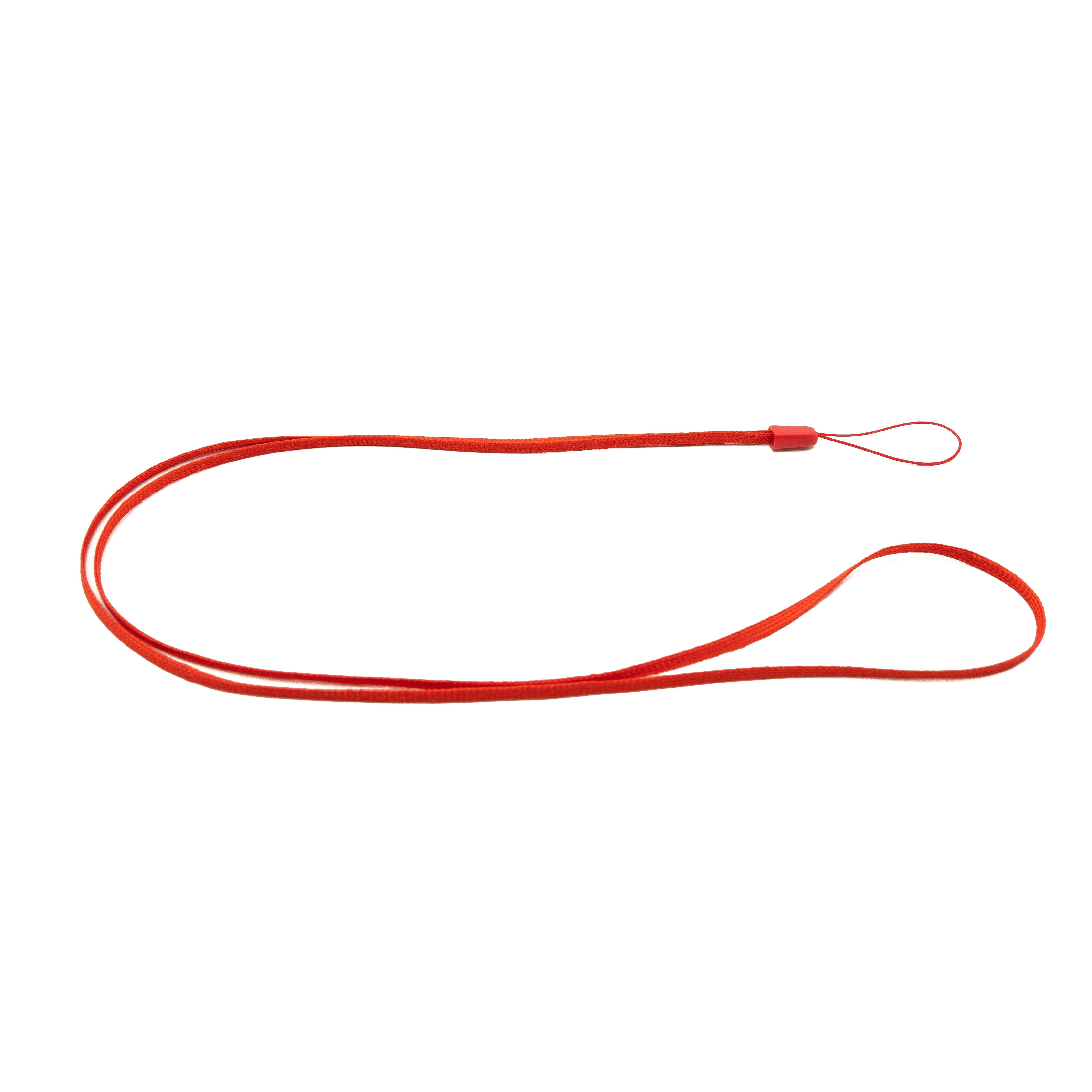 5er Set Halsband Umhängeband Mit Schlaufe Rot Für Smartphone Und MP3-Player Zum Umhängen