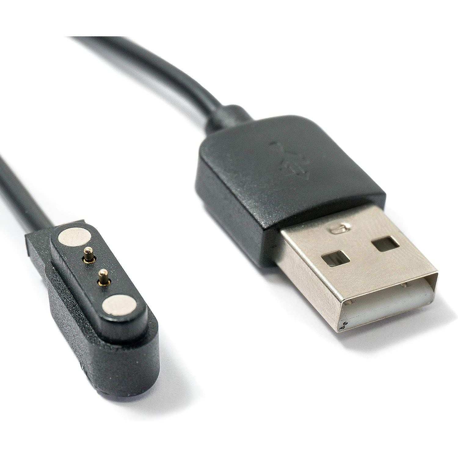 SYSTEM-S USB 2.0 Kabel in Schwarz Ladekabel für Xiaomi IMILAB KW66 Smartwatch