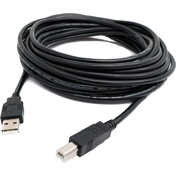 Systemhaus Zakaria USB A Auf USB B Kabel 8 Meter Lang Hochwertiges Datenübertragungskabel