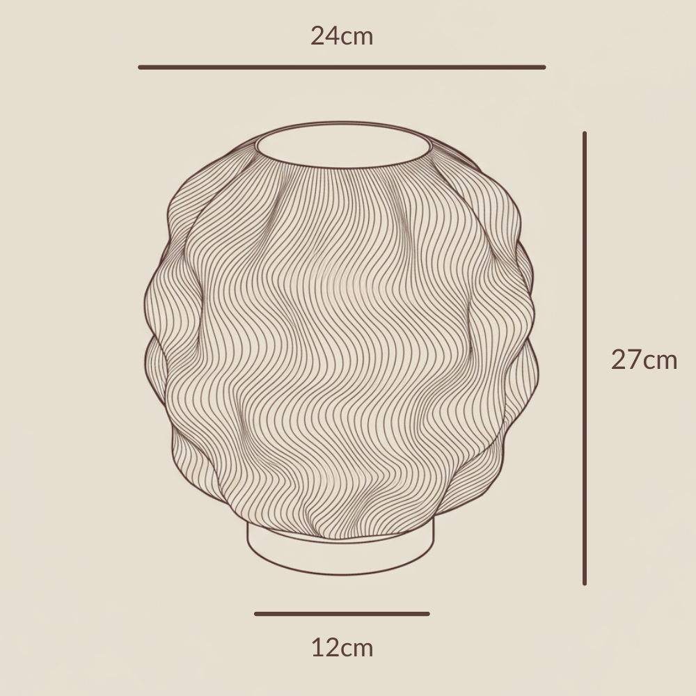 Numo Lampe Mit Welligem Licht Für Eine Gemütliche Atmosphäre Und Moderne Optik In Jeden Raum