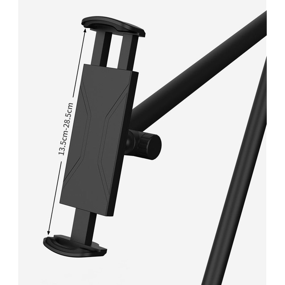 Tischhalterung Mit 360 Grad Schwanenhals Ständer Für Tablets Und Smartphones Schwarz