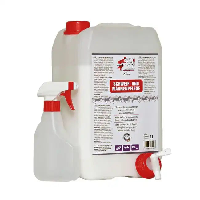 Schopf Riders Shine Schweif Und Mähnenpflege 5000ml Für Pferde Langhaarpflege Glanz Und Geschmeidigkeit by Schopf Riders