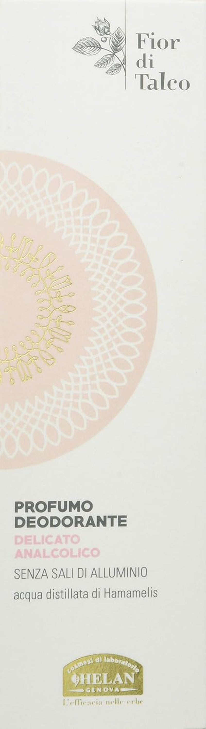 , Fior Di Talco - Sanftes Deo Damen Alkoholfrei, Parfum Damen Deospray Damen Hautreinigend, Deodorant Parfüm Frauen Gegen Juckreiz & Irritationen, Deo Damen Parfüm Made in Italy, Parfums 100 Ml