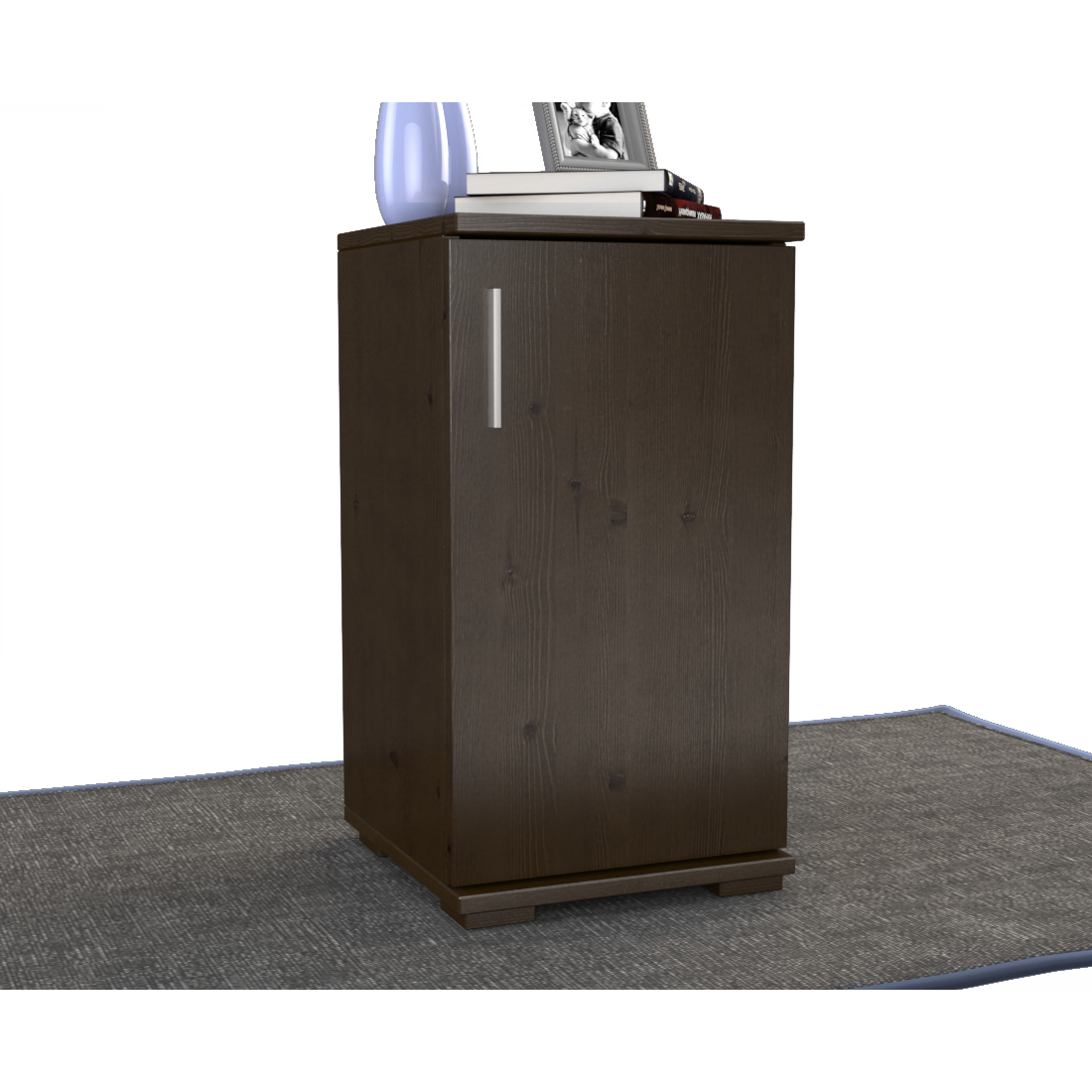 Nobis Kommode Sideboard | Anrichte | 1-Türig | 74cm hoch | 100% Bio Kiefer Massivholz