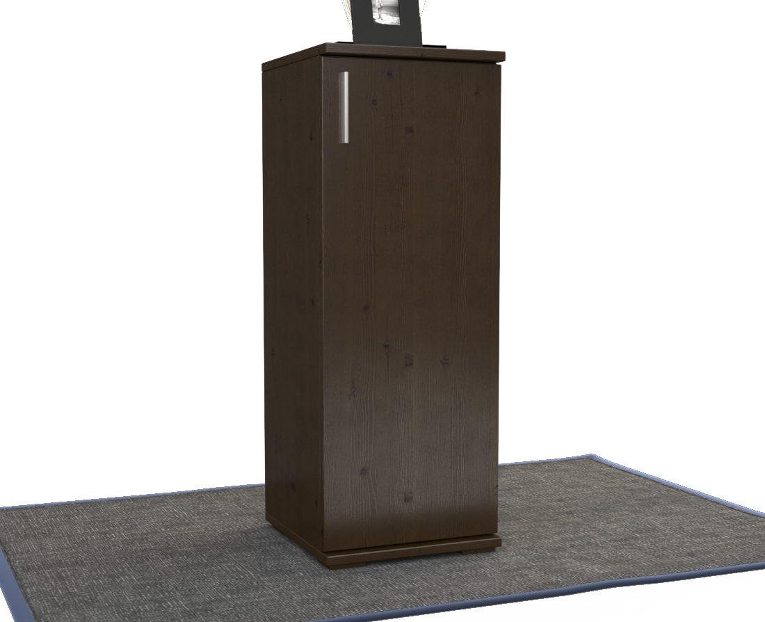 Nobis Kommode Sideboard | Anrichte | 1-Türig | 107cm hoch | 100% Bio Kiefer Massivholz