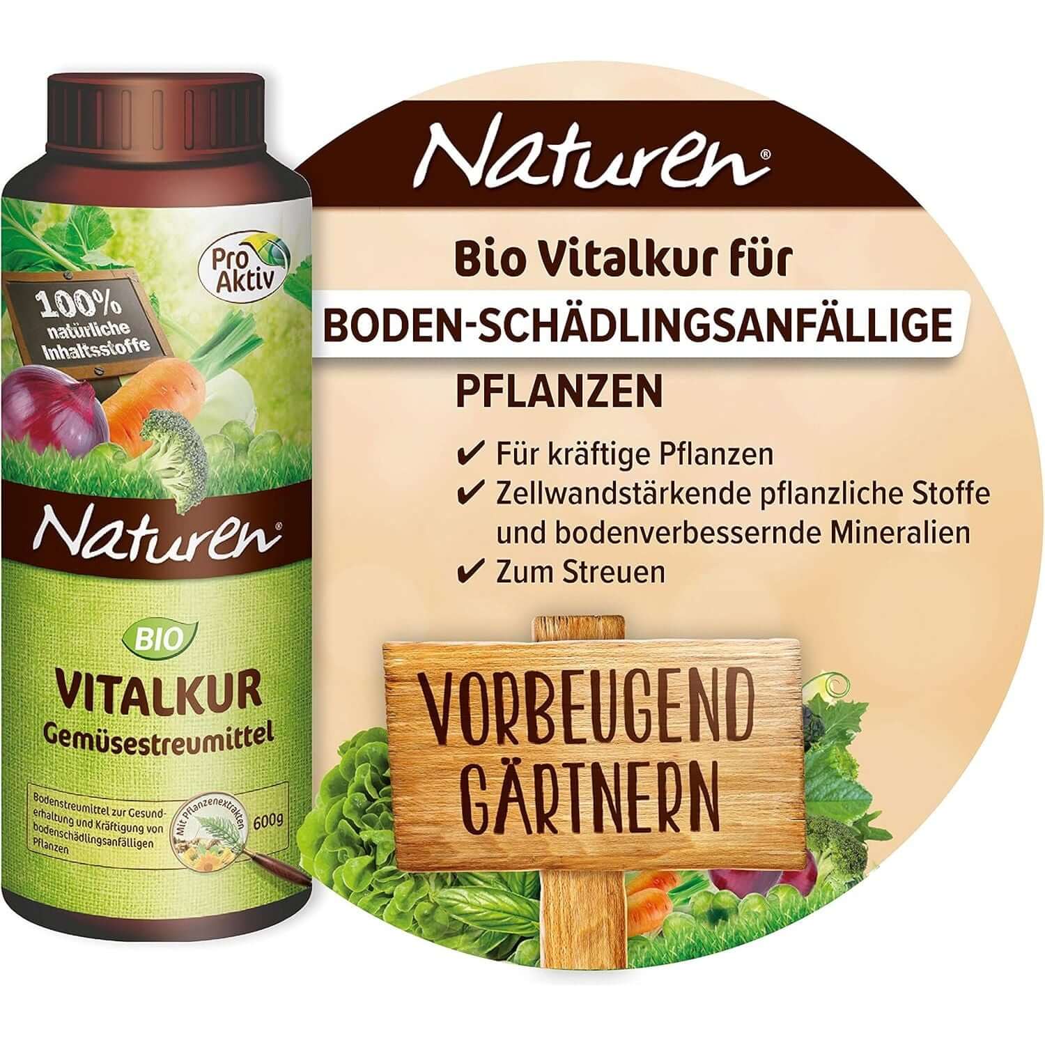 NATUREN Bio Vitalkur Gemüsestreumittel 600 g
