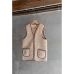 Schafswollweste - Bodywarmer - Taru Camel -