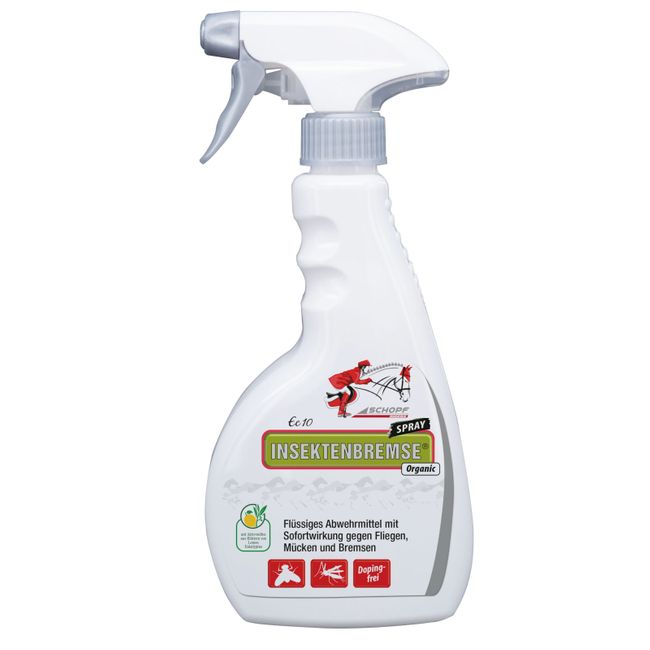 Schopf Riders EC10 Insektenbremse Organic 500 ml Gegen Fliegen, Mücken und Bremsen