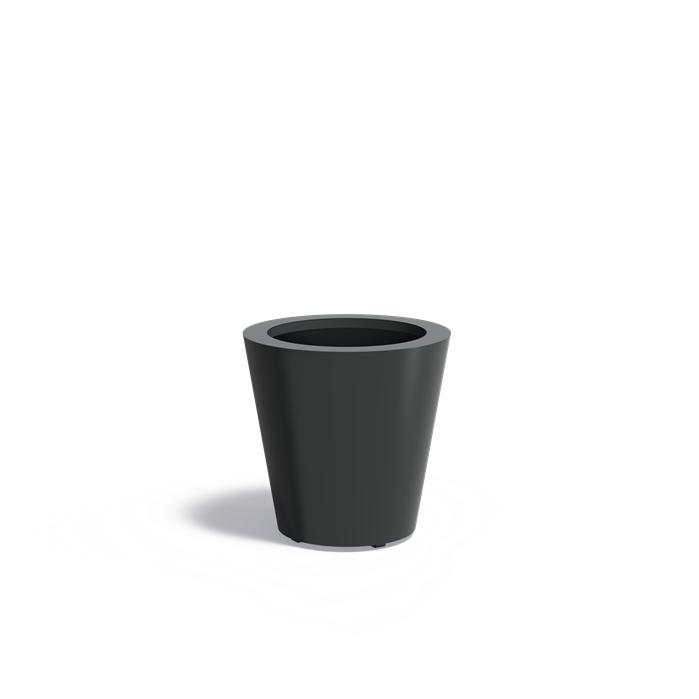 Aluminium Pflanzkübel CONIC mit Boden