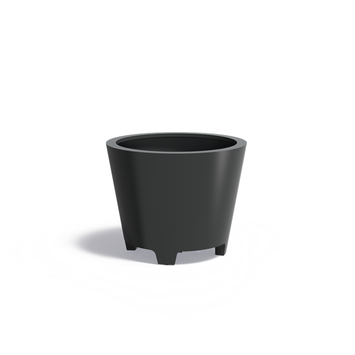 Aluminium Pflanzkübel CONIC mit Füßen