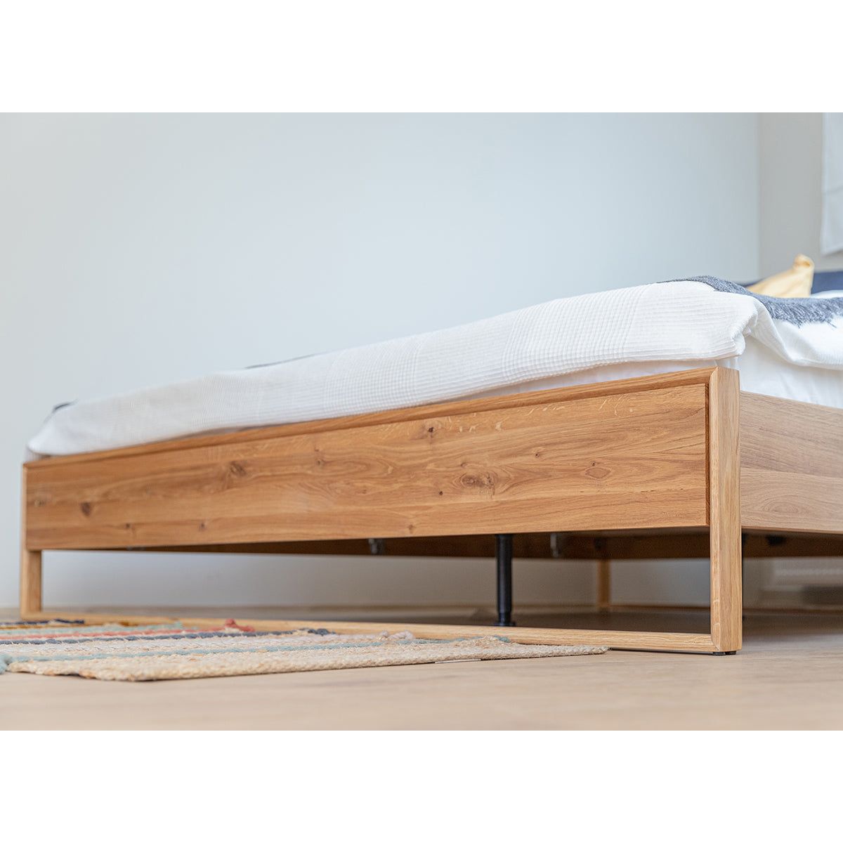 Arona Massivholz Eichen Bett 140-180cm | Eiche geölt