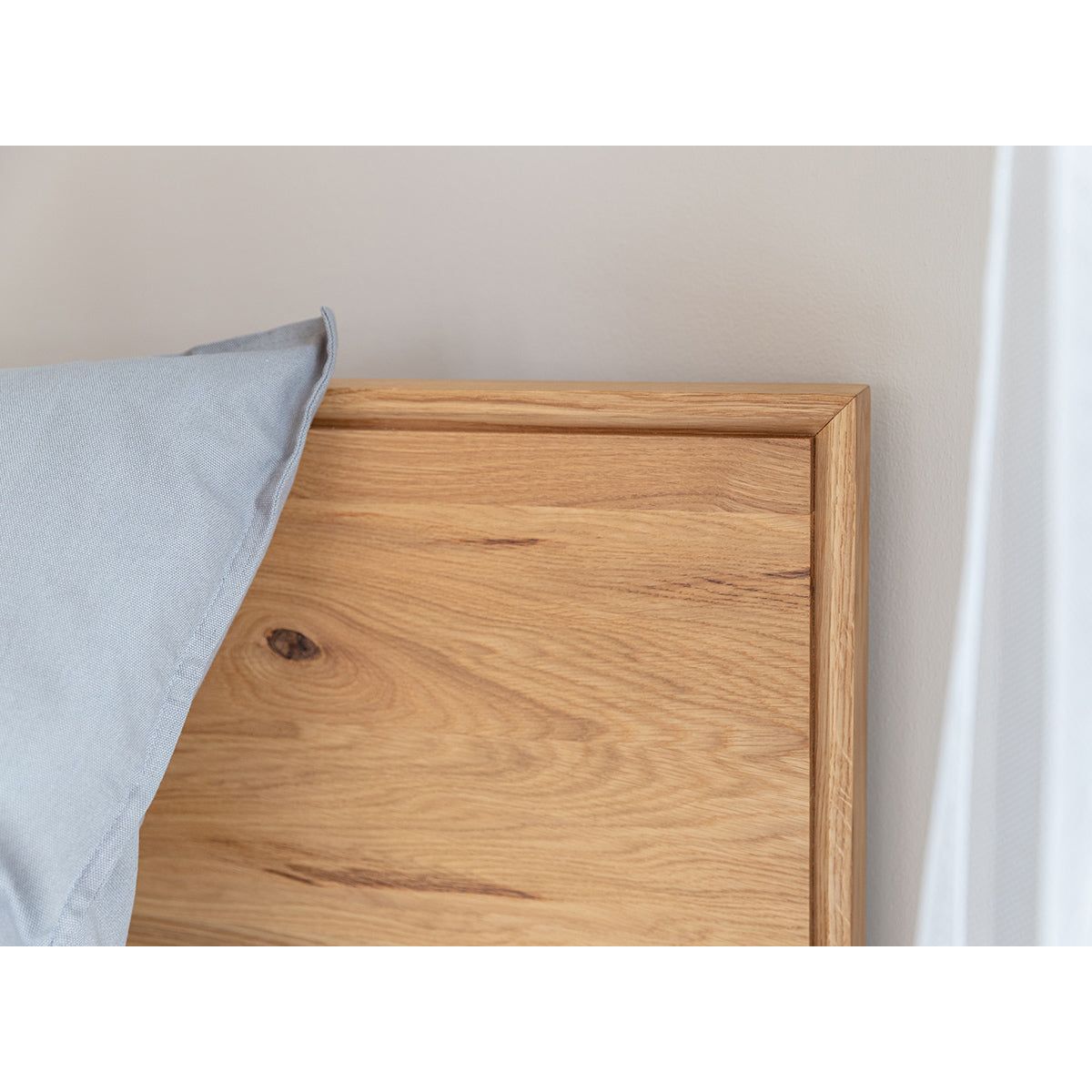 Arona Massivholz Eichen Bett 140-180cm | Eiche geölt