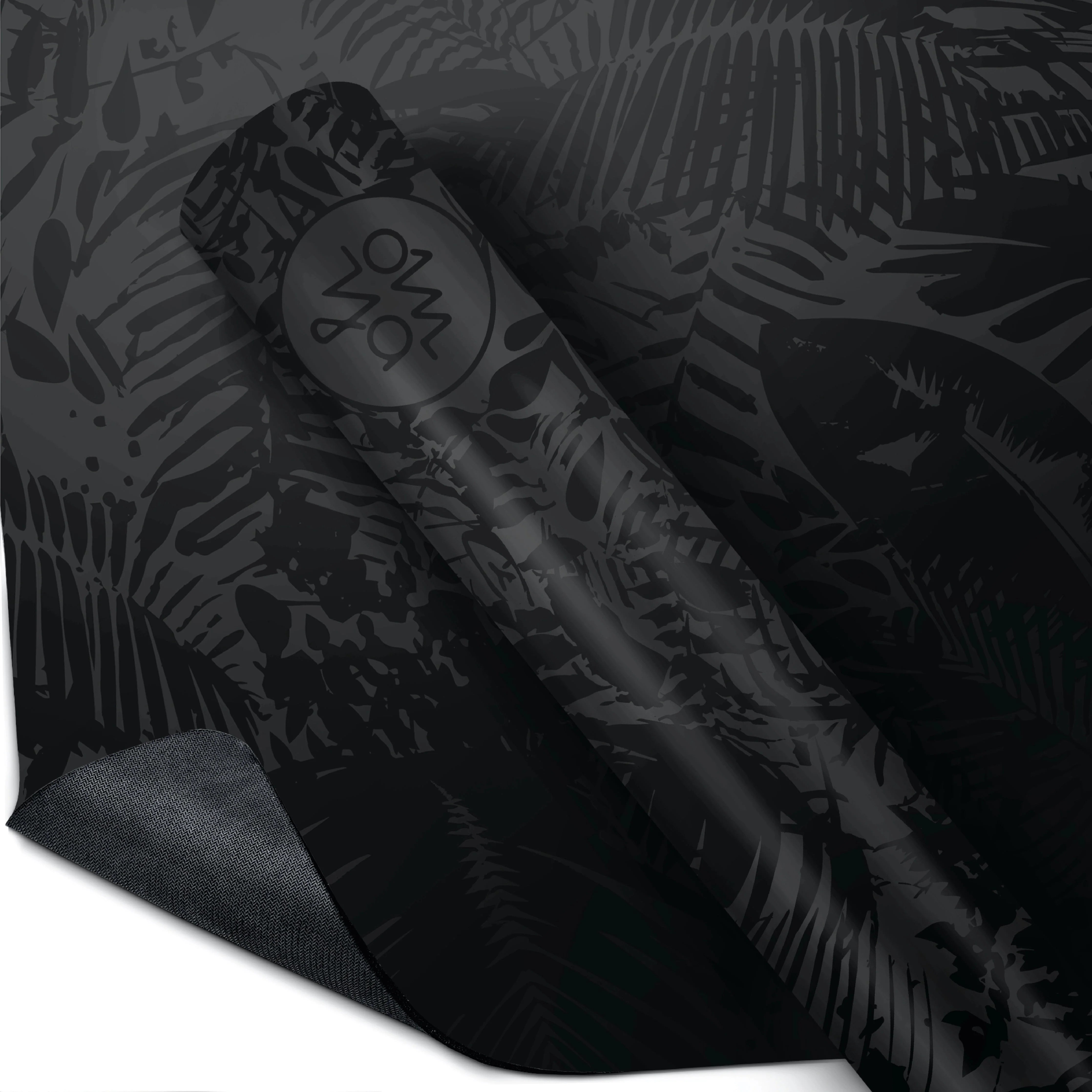 Om Ya Design Advanced Grip Yogamatte Dark Botanic Rutschfest PU Oberfläche Langlebig Strapazierfähig Stabilität Sicherheit