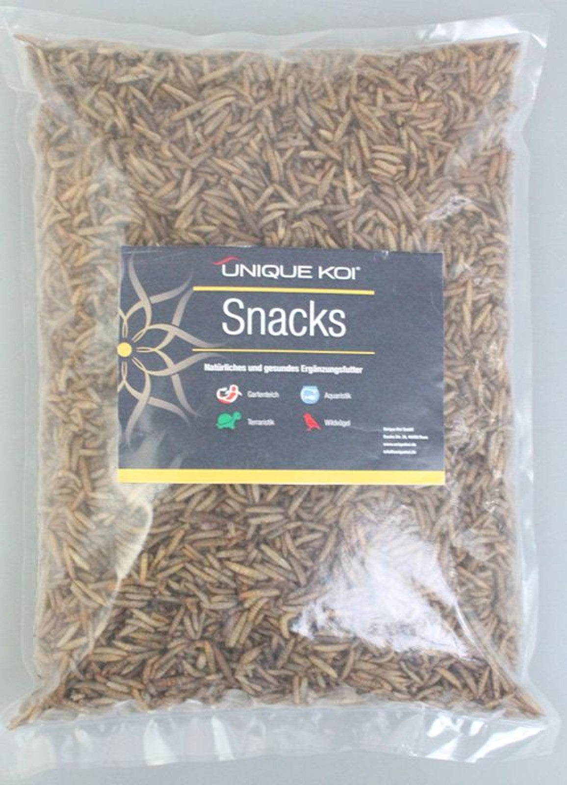 Unique Koi Hermetia-Larven Natursnack 2,5 l