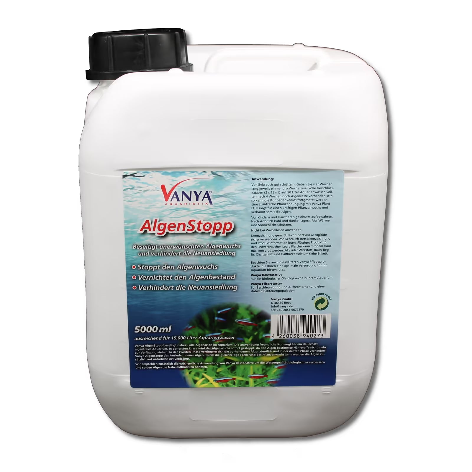 Vanya AlgenStopp 250 bis 5000 ml