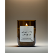 Adventszauber Natürliche Duftkerze Aus 100 Prozent Sojawachs Handgegossen In Recycelten Weinflaschen Von Candelae