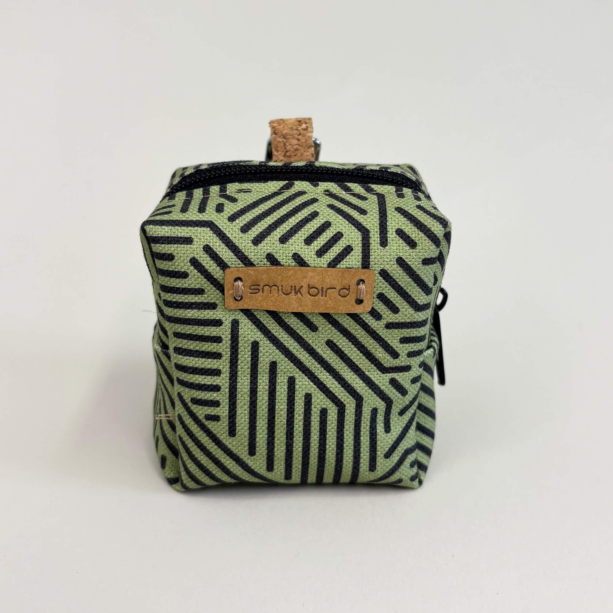 Mini-Tasche für Kopfhörer & Co. | aus Bio-Baumwolle | Design Stripes | Modell PocketCube