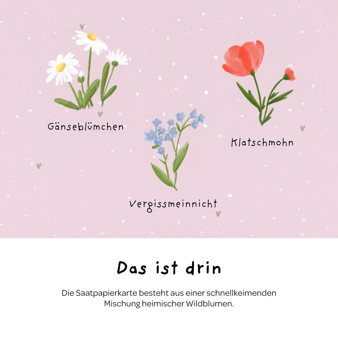 Grußkarte - Fantasie ist gut gegen Realität