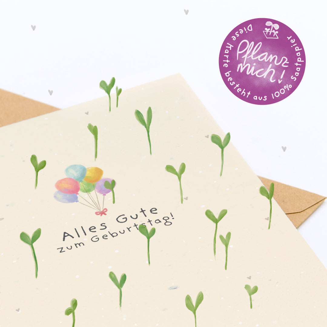 Grußkarte - Alles Gute zum Geburtstag